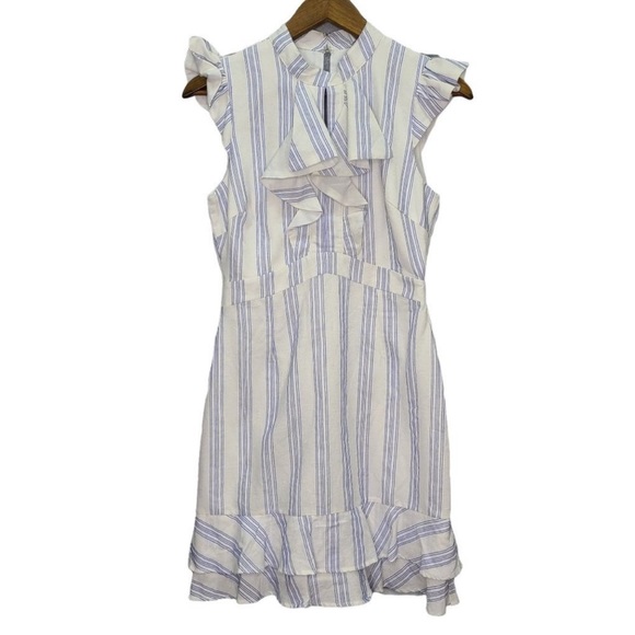 Adelyn Rae stripe ruffle sheàth dress - Picture 2 of 10